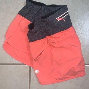 Lululemon 3.5” Neon Pink Running Short